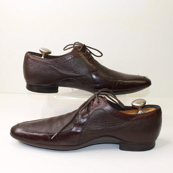 Rare Mezlan Custom Brown Leather Dress Shoes (8.5 US) - Picture 2 of 9